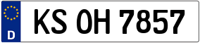 Truck License Plate